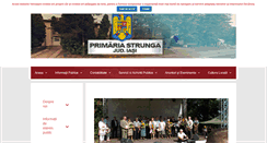 Desktop Screenshot of primaria-strunga.ro