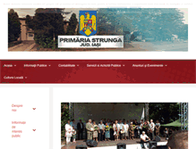 Tablet Screenshot of primaria-strunga.ro